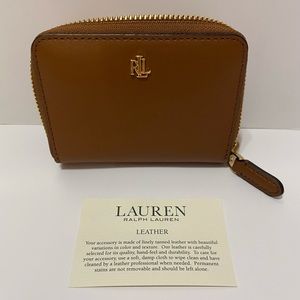 New Ralph Lauren Leather Wallet /Coin Purse
